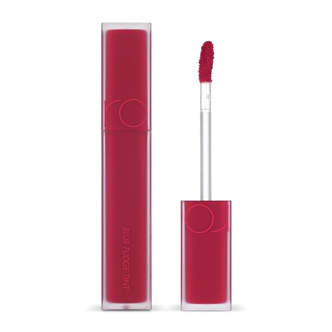 rom&nd BLUR FUDGE TINT #11 Fuchsia Vibe: K-Beauty Velvety Matte Liquid Lip Stain for Effortless Blurring, Long-Lasting Comfort & Vibrant Red-Blue Tone