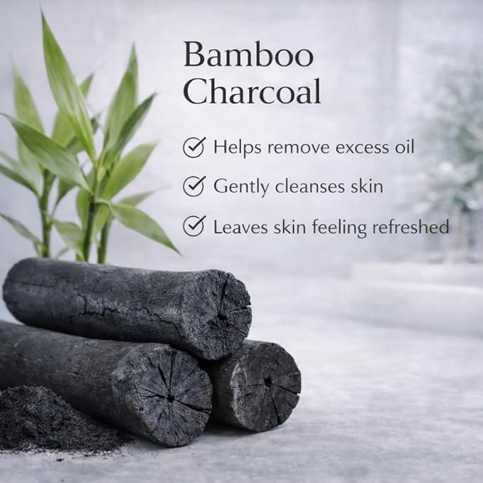 SHILLS Charcoal Mask for Men, 1 Bottle (1.69 fl. oz) and a Brush Set