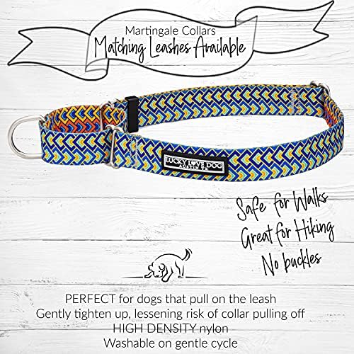 Lucky Love Dog Martingale Collar for Small Dogs No Slip – Murphy, Small