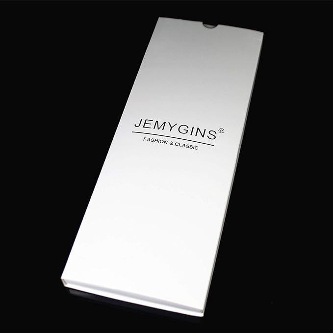 JEMYGINS Solid Color Tie Mens Necktie for Business and Wedding