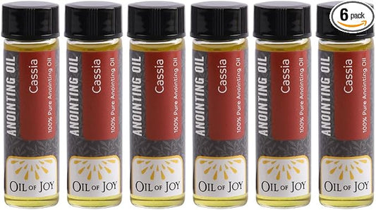 Anointing Oil for Prayers 6 Packs (Cassia) Represents Dedication and Devotion