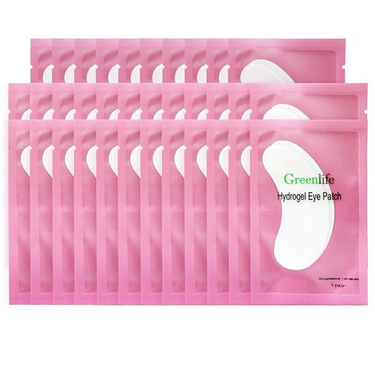 GreenLife 150 Pairs Eye Pads, 100% Naturel Eyelash Extension Under Eye Gel Pads patches kit Collagen with Aloe Vera Hydrogel Eye Patches set for Eyelash Extension Supplies Tools (50 150 300 Pairs)