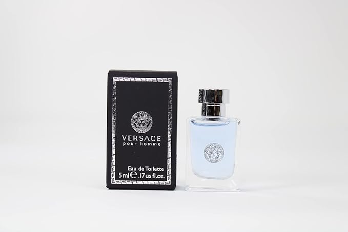 VERSACE Pour Homme 5 Ml Eau de Toilette Mini, 0.17 Ounce