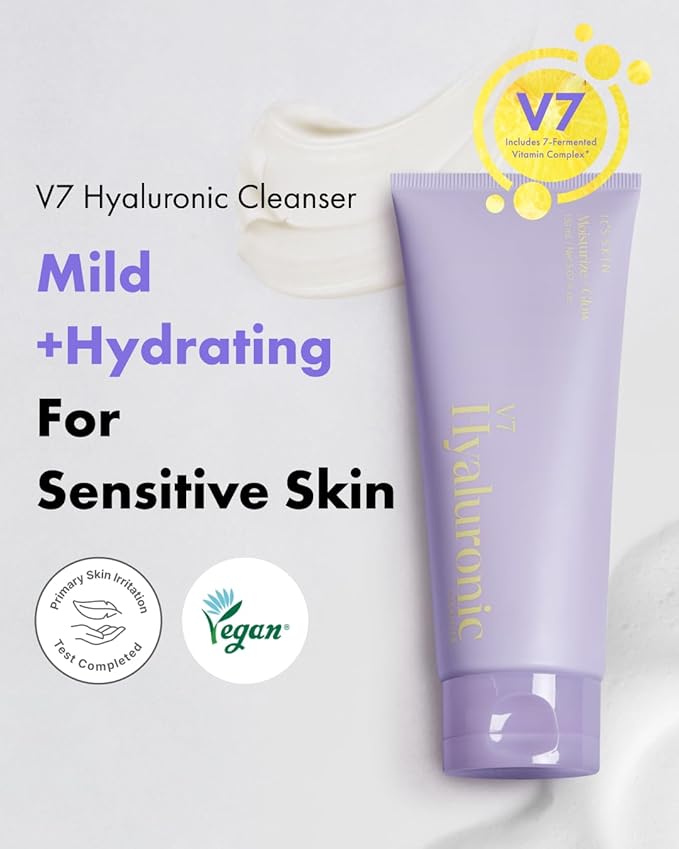 It'S SKIN V7 Hyaluronic Cleanser 5.07 fl oz | Face Hydrating Moisturizer & Face Cleanser | Vegan Face Wash & Facial Skin Care Products | Moisturizing Face Wash & Gentle Face Cleanser for Women