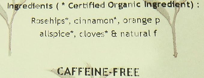 Davidson's Organics, Herbal Orange Spice, Loose Leaf Tea, 16-Ounce Bag