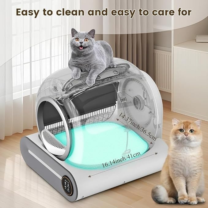 Silicone Litter Pad Accessory Anti Bite Leakproof Anti Scratch Replacement Easy to Clean for Automatic Cat Parts 19.49x15.75x0.39inch