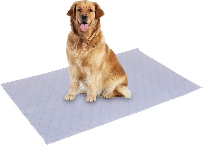 Replacement Washable Pee Pads for Dogs Puppy Potty Training to Pee & Poop | Quick Absorbent, Reusable, Waterproof, Leak-Proof, Non-Slip, Whelping Pads for Pet Housebreaking Dogs Tray, Indoor Outdoor