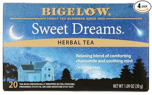 Bigelow Tea Sweet Dreams 20 Bags (Pack of 4)