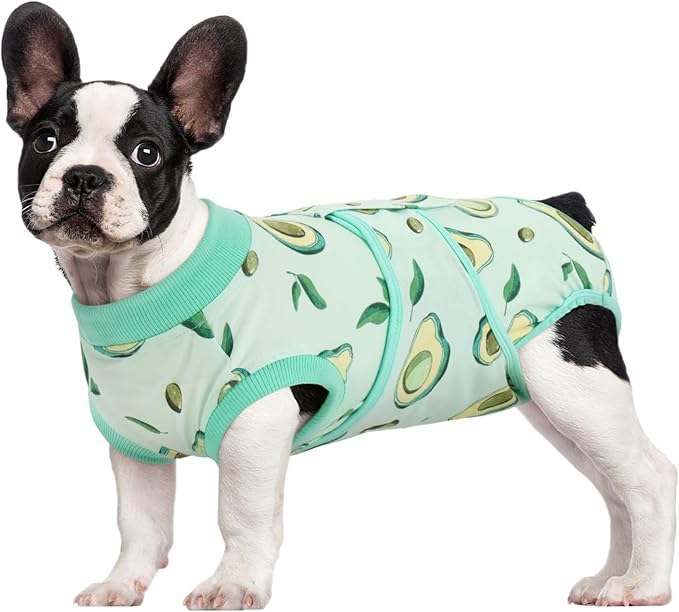 Kuoser Recovery Suit for Dogs Cats, Soft Dog Surgery Suit Female Male Spay | Professional Dog Onesie for Surgery, Substitute E-Collar & Cone, Prevent Licking Dog surgical suit Pet Neuter Suit