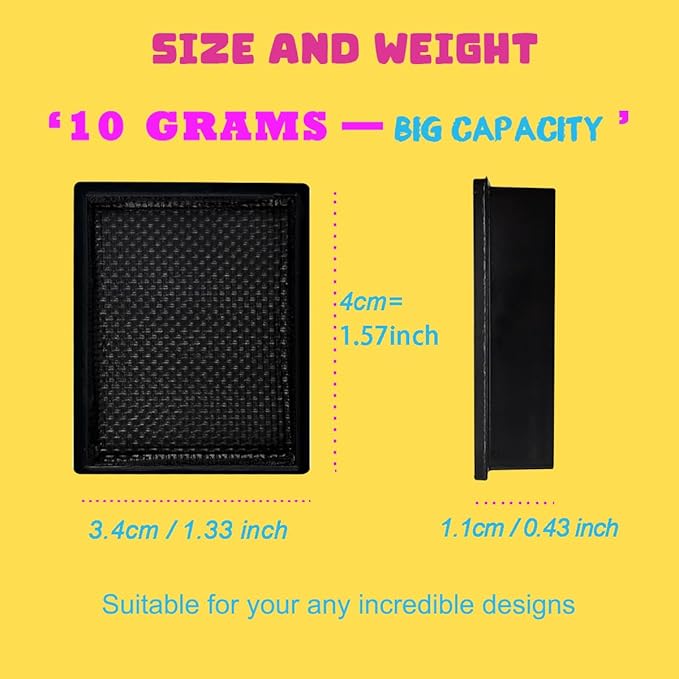 Bowitzki 10g Split Cake Face Paint Professional For Adults One Stroke Split Cake Non Toxic Rainbow Flora Dolphin Unicorn Flame Body Paint Makeup (Black)