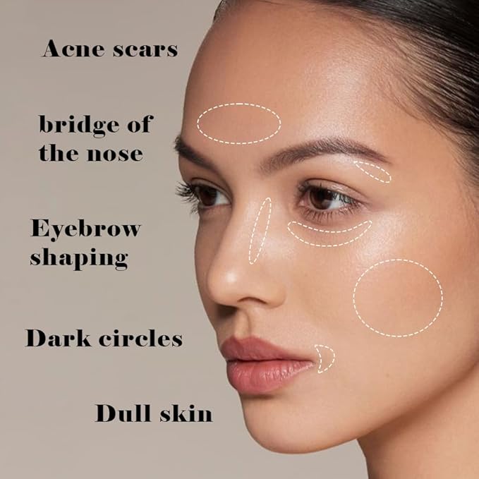 Liquid Concealer for Older Women, Under Eye Brightener Full Coverage Concealer for Dark Circles, Spots, Lightweight Waterproof Foundation Makeup, Vegan & Cruelty-Free, 07 Tan Beige