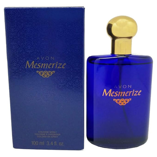 AVON Mesmerize Cologne Spray — Long-Lasting Cologne for Men with Sandalwood & Warm Amber — Classic Signature Mens Cologne, Perfume for Men, Everyday Wear & Gifting, 3.4 fl oz Travel Size