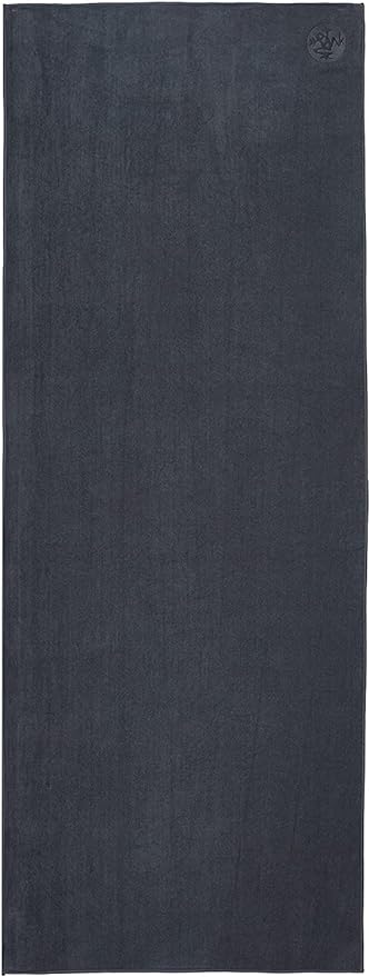 Manduka eQua Hot Yoga Mat Towel - Instant Moisture Activated Grip Ultra Soft Microfiber Quick Dry, Daily Use Ready Lightweight, Travel Friendly Mat Layer