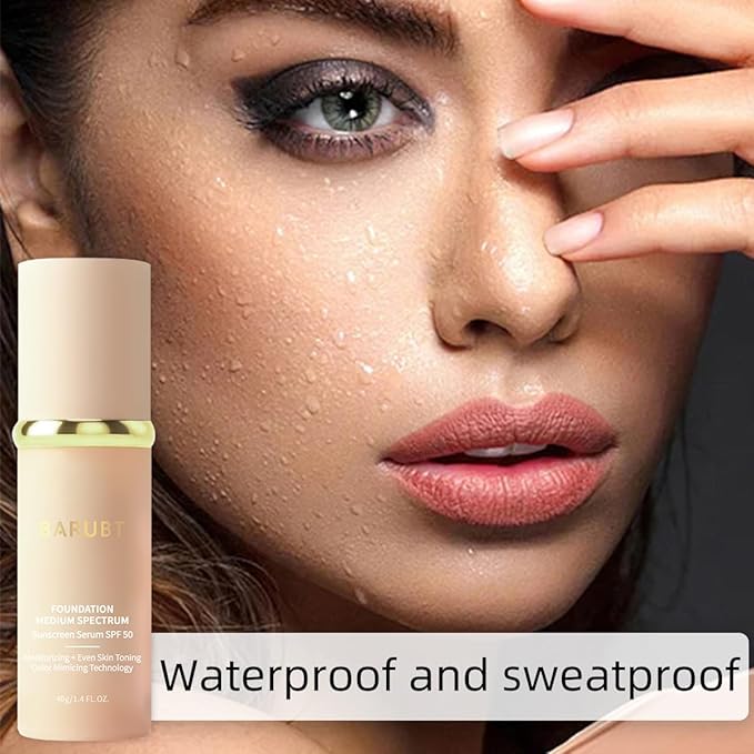 Foundation 4 in 1 - Color Changing, Medium Coverage, SPF 50, Hypoallergenic, Long-lasting & Waterproof, Neutral Finish - 1.06 fl oz