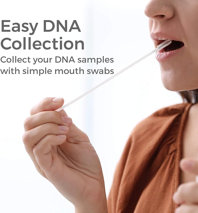 Genetrace DNA Sibling Test - At-Home Collection Kit for Full & Half Siblings - Lab Fees & Shipping Included - Results in 1-2 Days