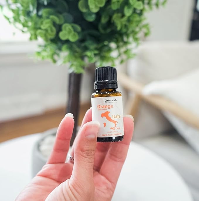 Orange Essential Oil - Direct from Citrusmade in Sicily- Aceite de Naranja Dulce for Home Care, Skincare $ Aromatherapy - Premium Therapeutic Grade (22lbs)