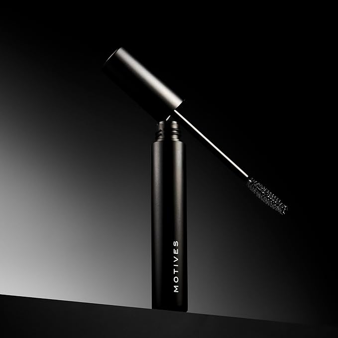 Motives® 3D Vision Mascara - Volume and Length, Long-Lasting, Water Resistant, Smudge-Proof Eye Makeup, Vegan & Hypoallergenic. Features Nourishing, Moisturizing Ingredients.