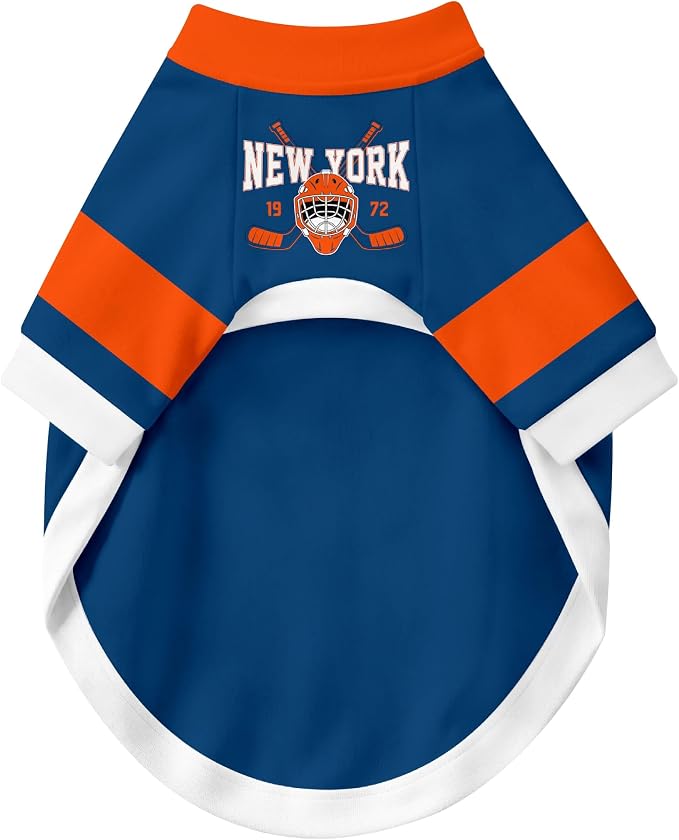 New York Dog Clothes Personalized Pet T Shirt for Dogs Gift | Custom Name Number Jersey Style Pet Shirt for Dog