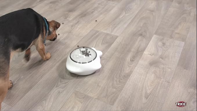 TRIXIE Dog Snack Popper, Interactive Treat Dispenser for Dogs, Push and Nudge Boredom Away