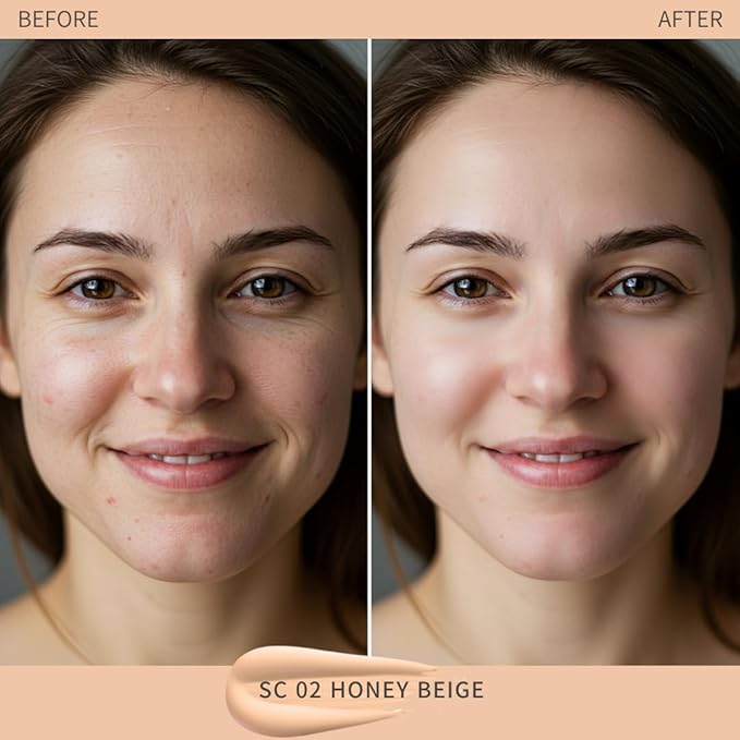 SIIA Cosmetics Seamless Fit Foundation Duo in SC02 Honey Beige