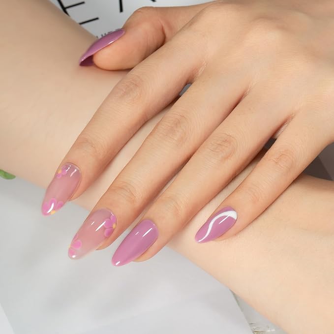 MAYCHAO 15ML Mauve Pink Gel Nail Polish 1Pc Dusty Rose Pink Gel Polish Soak Off UV LED Nail Polish Nail Art Starter Manicure Salon DIY at Home, 0.5 OZ