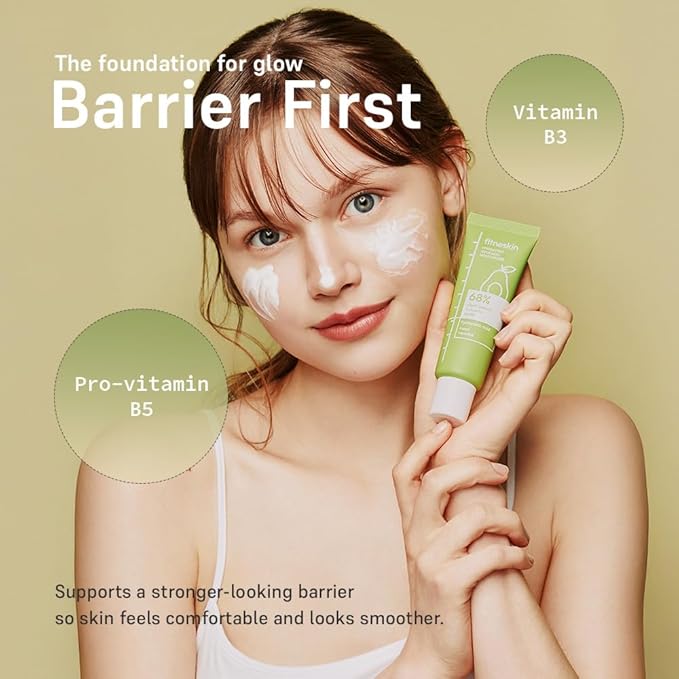 Hydrating Avocado Moisturizer, 1.7 Fl Oz (50ml) – Avocado Fruit Water + Hyaluronic Acid, Vitamin B3 & Pro-Vitamin B5 – Creamy-Soft Barrier Hydration, Fragrance-Free, Vegan Korean Skincare