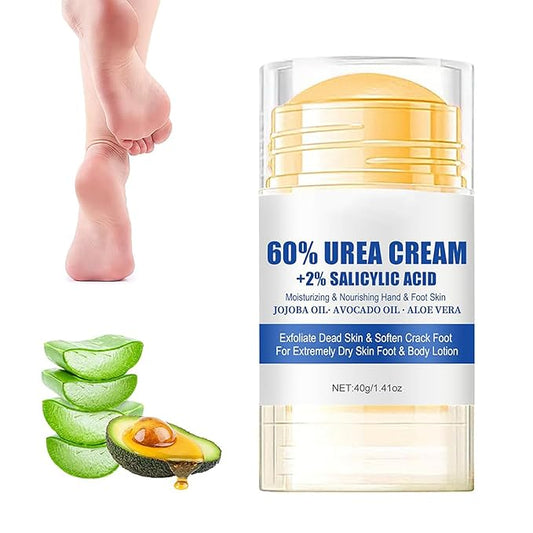 60% Urea Hydrating and Anti-Cracking Foot Cream,Relieves And Repairs Cracked Dry Feet And Hands,Foot Lotion Heel Stick Repairs and Hydrates Dry and Cracked Feet and Hand