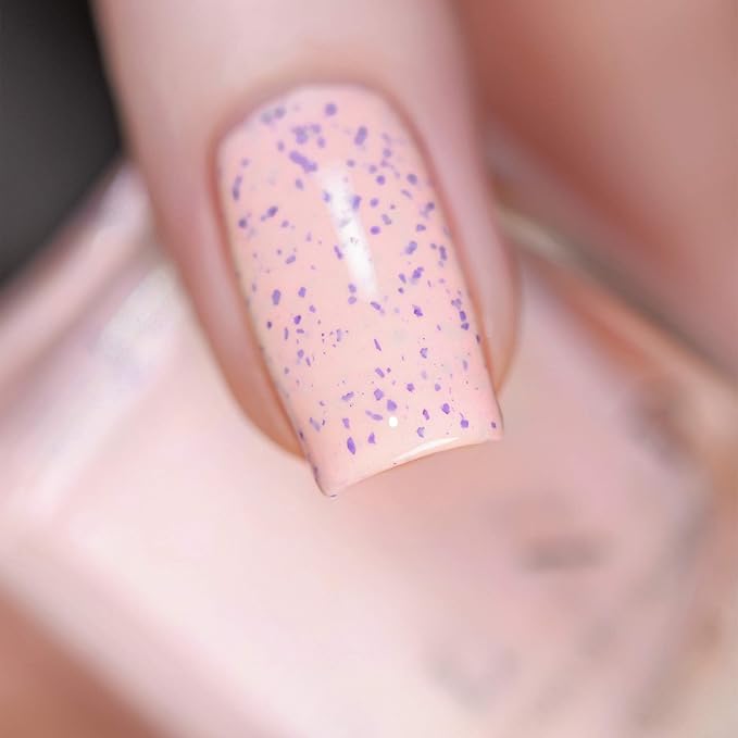 ILNP Sweet Tart - Pastel Coral Speckled Nail Polish