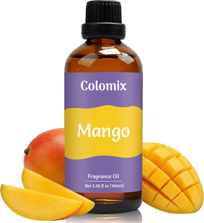 Premium 100ml Mango Fragrance Oil – Natural and Long-Lasting Scent for Candle Scents Oil, Diffusers for Home| Delightful Scent Essential Oil for Aroma, Soap Making & More, Gift Scented Oils
