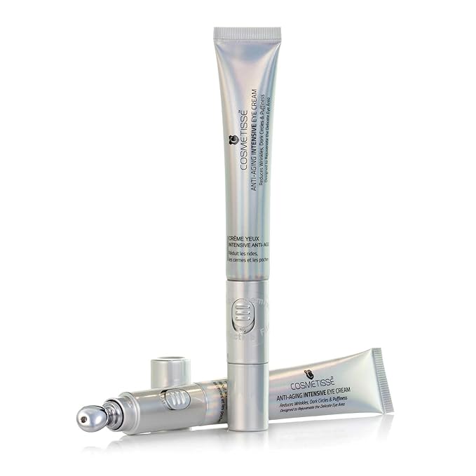 Cosmetisse Eye Care Bundle – CaviarLux Serum & Intensive Eye Cream with Snail Secretion, Vitamin E & Shea Butter – Firming, Lifting & Hydrating for Wrinkles & Dark Circles
