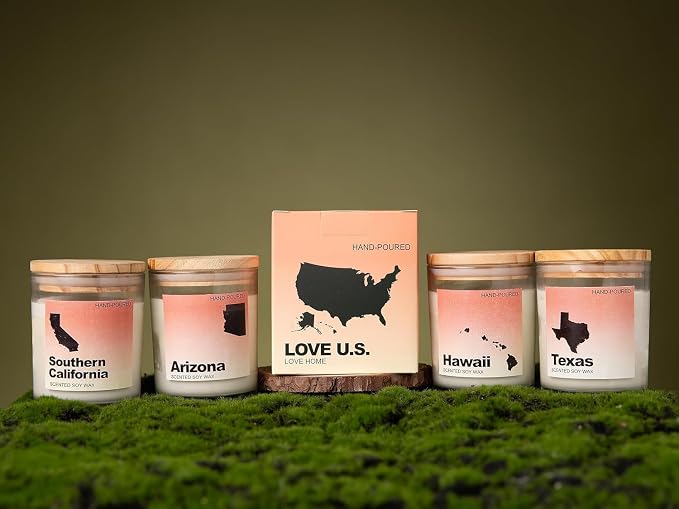 Southern California Gifts, Southern California Themed Gifts, Southern California Souvenirs Gifts, Home Sick Gifts, Southern California Gifts for Women, Men, Southern California Scented Candle