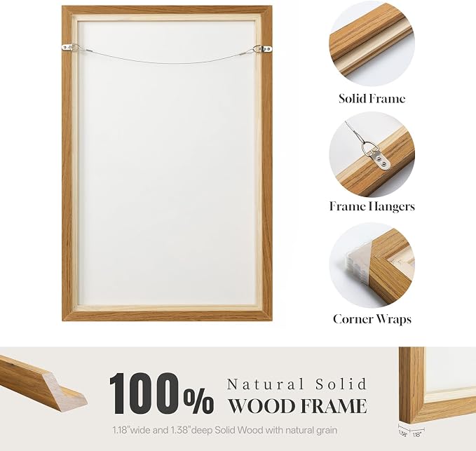 Large Framed Neutral Brown and Black Abstract Wall Art, Long Vertical 20x60 | Wabi Sabi pictures, Canvas prints, Wood frame, Minimalist paintings, Wall decor for hallway living room bedroom dining room
