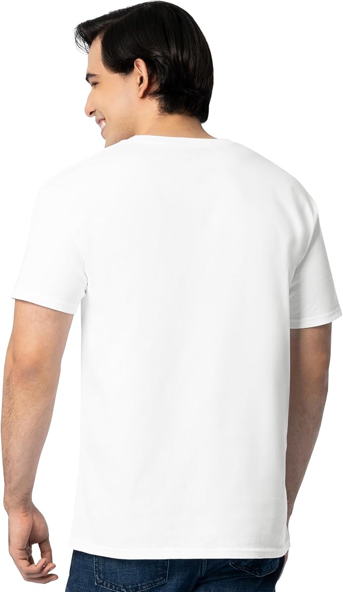 Fruit of the Loom Men's Eversoft Cotton Odor Control & Breathable Moisture Wicking T-Shirts