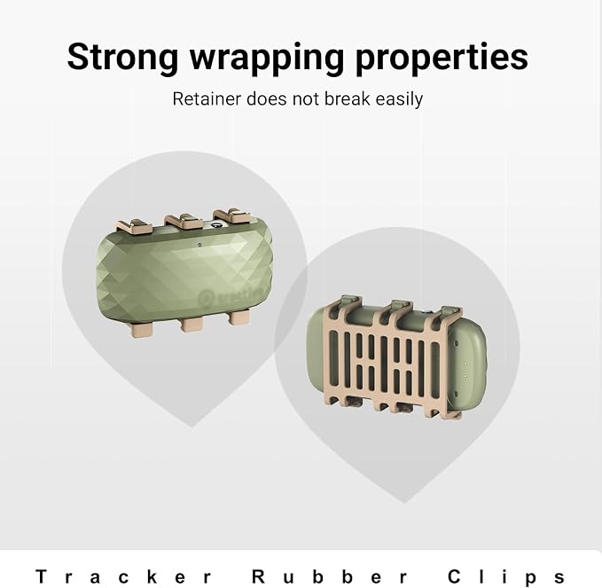 Rubber Attachment Clips for Trac - tive GPS Dog XL Tracker Pet Location Trackers for Dogs Replacement Holder Collar Clip