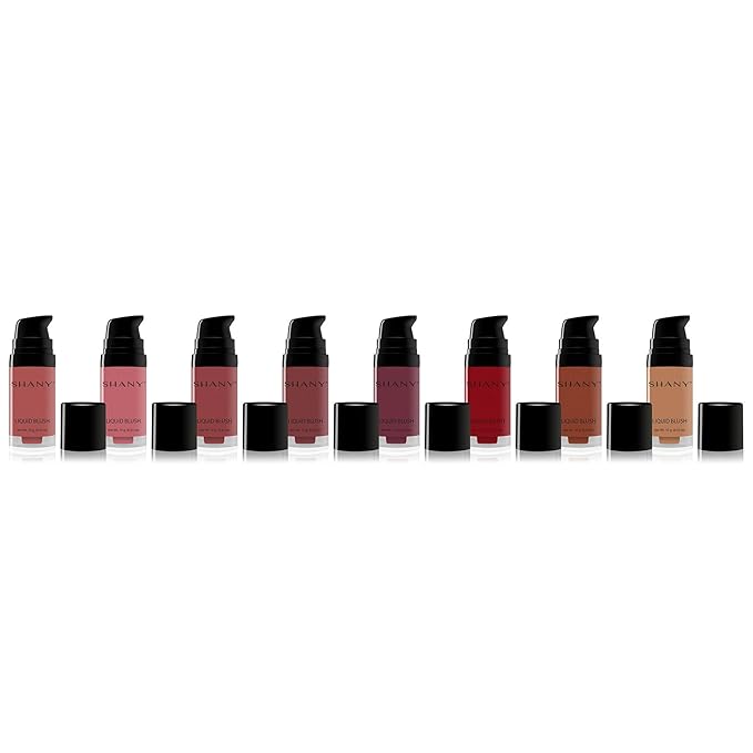 SHANY Paraben Free HD Liquid Cream Blush - Creamy & Blendable Color - EPIC FINAL (Pack of 2)