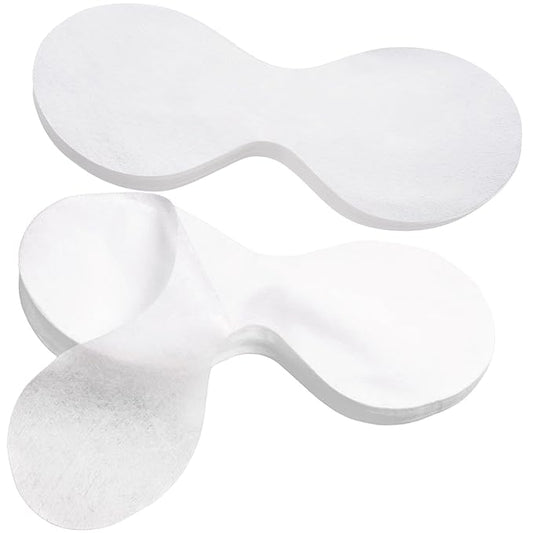 100 Sheets Disposable Eye Pads, Non-Woven Cotton Paper Facial Masks for Skincare & Spa, DIY Clear Moisturizing Eye Care Beauty Sheets