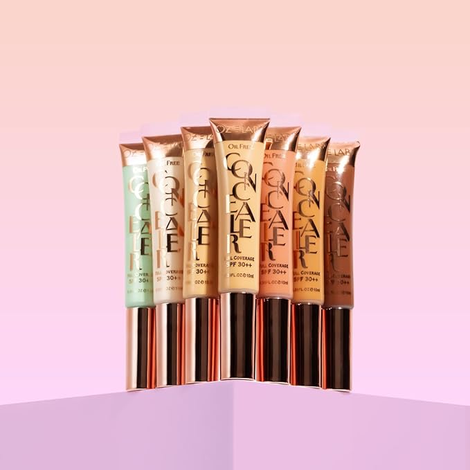 Beauty Hide and Chic Liquid Concealer – Sand (HC-06) – Full Coverage, Lightweight, Matte Finish, SPF 30++, Vegan, Cruelty-Free – 0.35 fl oz / 10 ml,pack of 1