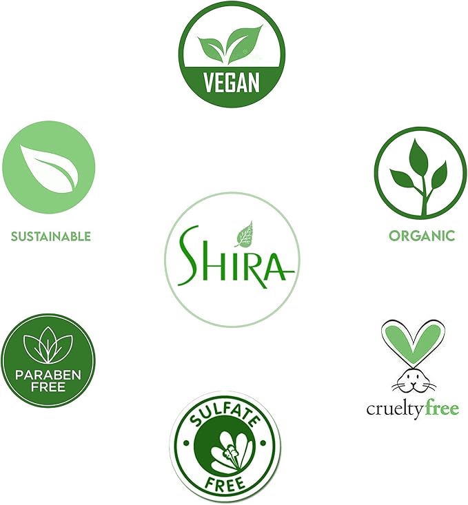 Shira Shir-Organic Trio for Normal to Dry Skin - Coconut Oatmeal Cleanser(89ml), Pomegranate Toner(89ml) & Turmeric Moisturizer(15ml)