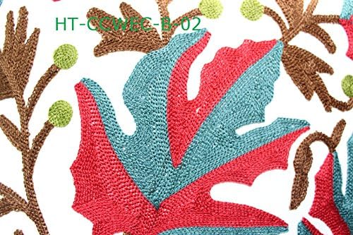 MoonRest Decorative Pillow, Fully Assembled with Hidden Zipper Filled with Synthetic Down Pillow Inserts (Garden Fantasy)