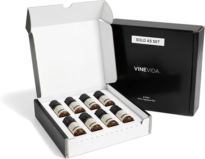 VINEVIDA Hotel Diffuser Oil Collection [Set of 8] - Scented Oil | Aromatherapy Diffuser Oils | Made in USA