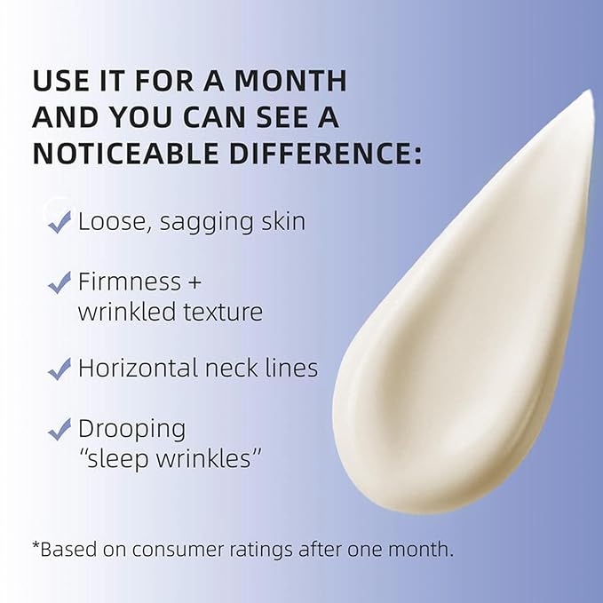 Tighten and Lift Neck Cream, Instant Face Lift Cream, 1.7 fl oz, Firming Fine lines, Loose & Sagging On Face, Decollete & Other Skin Areas