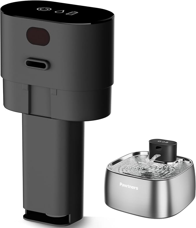 Pawtners Replacement Intelligent Host for STR-PT-108A Pumpless Cat Fountain | Ultra Quiet Host for STR-PT-108A Cordless Pet Water Fountain, Low Voltage DC 5V