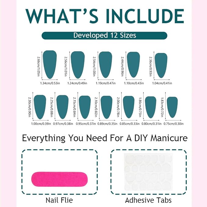 Christmas Press on Nails Bow Fake Nails Xmas Tree Glue on Nails Medium Almond False Nail Artificial Acrylic Glossy Full Cover Pink Stick on Nail for Women Manicure 24Pcs