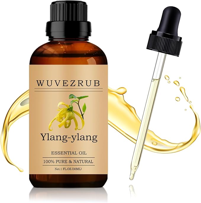 Ylang-Ylang Essential Oil 30ML - 100% Pure and Natural Oils for Aromatherapy Diffuser - 1 Fl Oz/Ylang-Ylang