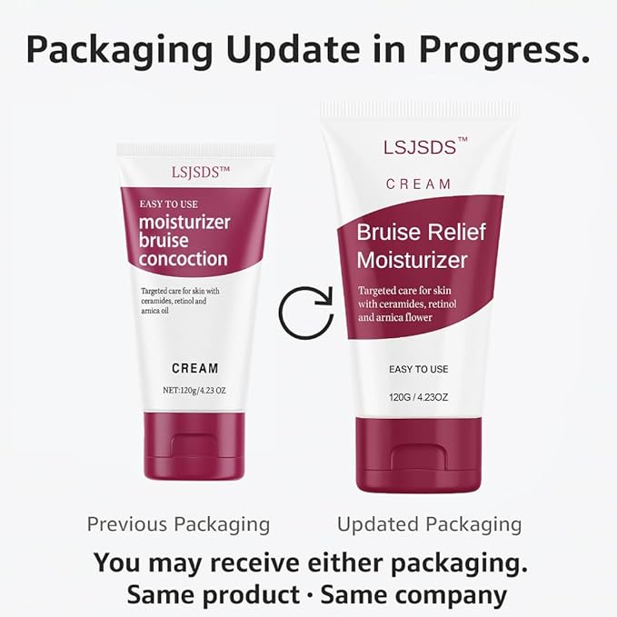 Bruise Cream with Vitamin K– Moisturizing & Firming Formula for Arms, Legs & Hands – Restores Fragile Skin with Anti-Wrinkle Benefits – 4.23 oz