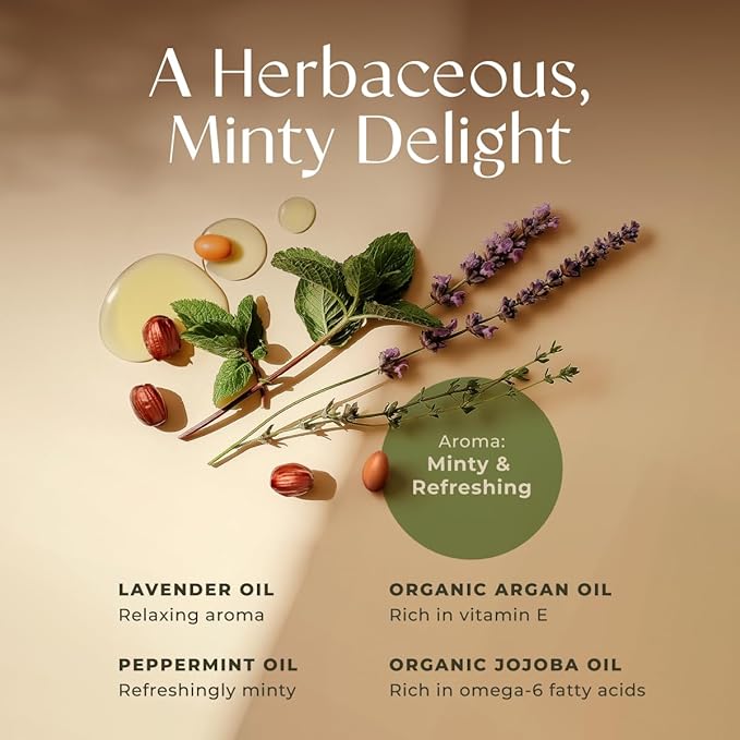 Gya Labs Lavender & Peppermint Massage Oil - 6.76 Fl Oz - Non-Greasy Formula for Sore Muscles, Deep Relaxation & All Skin Types - Suitable for Men & Women