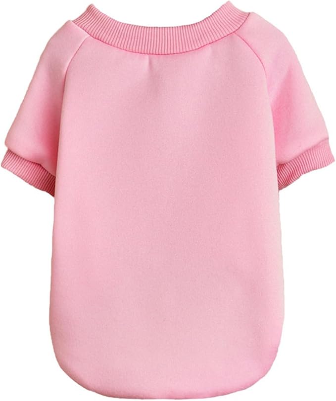 Soft Puppy Sweater for Small Dogs Winter Knit Pullover, Pink XS | Elastic Cuffs Pet Clothes, Holiday Party Matching, Fall Winter Daily Outfit, Soft Breathable Machine Washable Sweatshirt