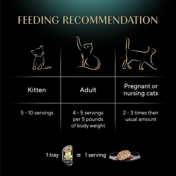 Sheba Perfect Portions Wet Cat Food Cuts in Gravy,Cat Food Wet Recipe,Turkey Entree,2.6 oz. Twin-Pack Trays (,48 Servings),24 Count (Pack of 2)