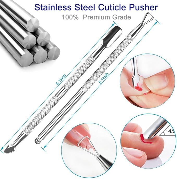 Nail Files and Buffers, 20PCS Professional Nail File & Nail Polishing Buffer Block for Natural Nails, 100/180 & 600/3000 Grit Reusable Manicure Kit for Women, Travel Home and Salon