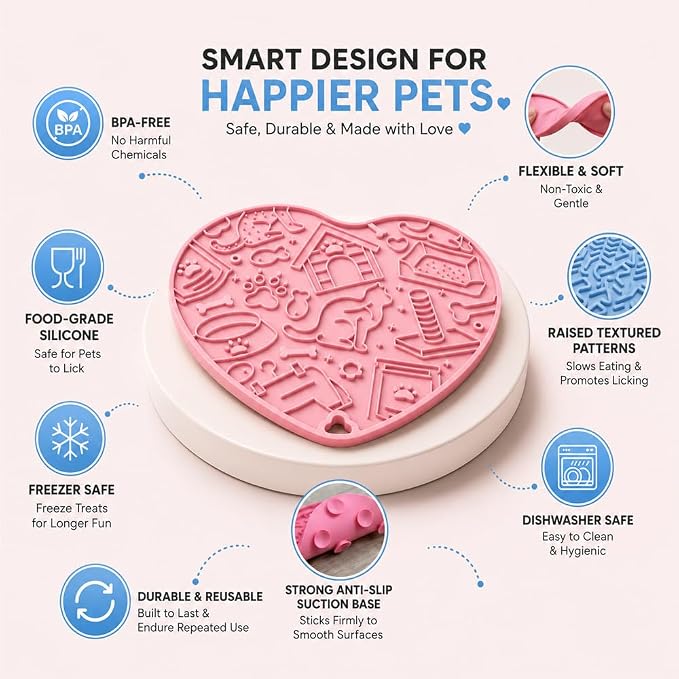 Interactive Cat Puzzle Feeder & Dog Enrichment Toy, Slow Feeder for Indoor Cats, Kittens, Puppies & Small Dogs, Treat Dispensing Food Puzzle to Encourage Foraging, Mental Stimulation & Reduce Boredom